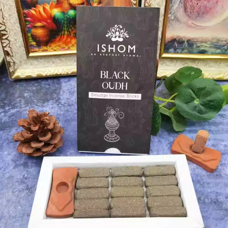 Peruvian Holy Wood Sage Sandalwood Rose Agarwood Plant Incense Brick Plant Agarwood Fragrance Sooth Mind Help Sleep Purifie Air