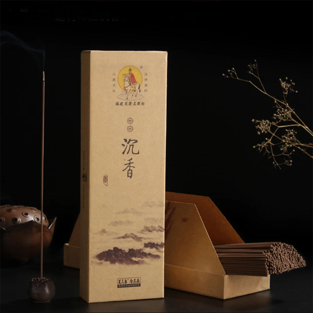 Traditional Handmade Stick Incense, Sandalwood Dragon Saliva Agarwood, Indoor Meditation Worship Buddha Tea Tasting Aromatherapy