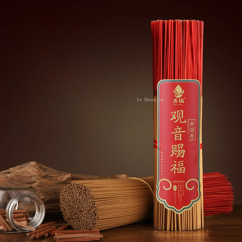 Incense Stick Bamboo Stick Incense Natural Smokeless Domestic/ Worship Buddha/Worship The God of Wealth/Purify The Air Aroma