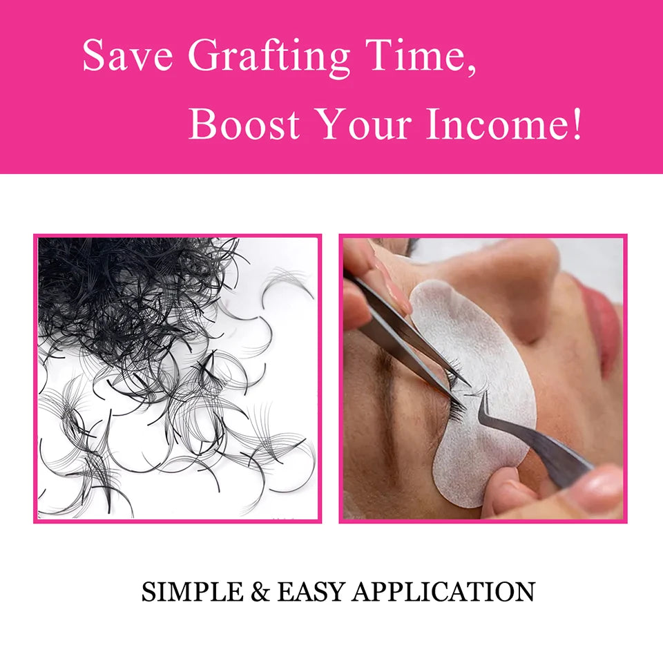 Extra Narrow Pointy Base Premade Volume Fans Lashes