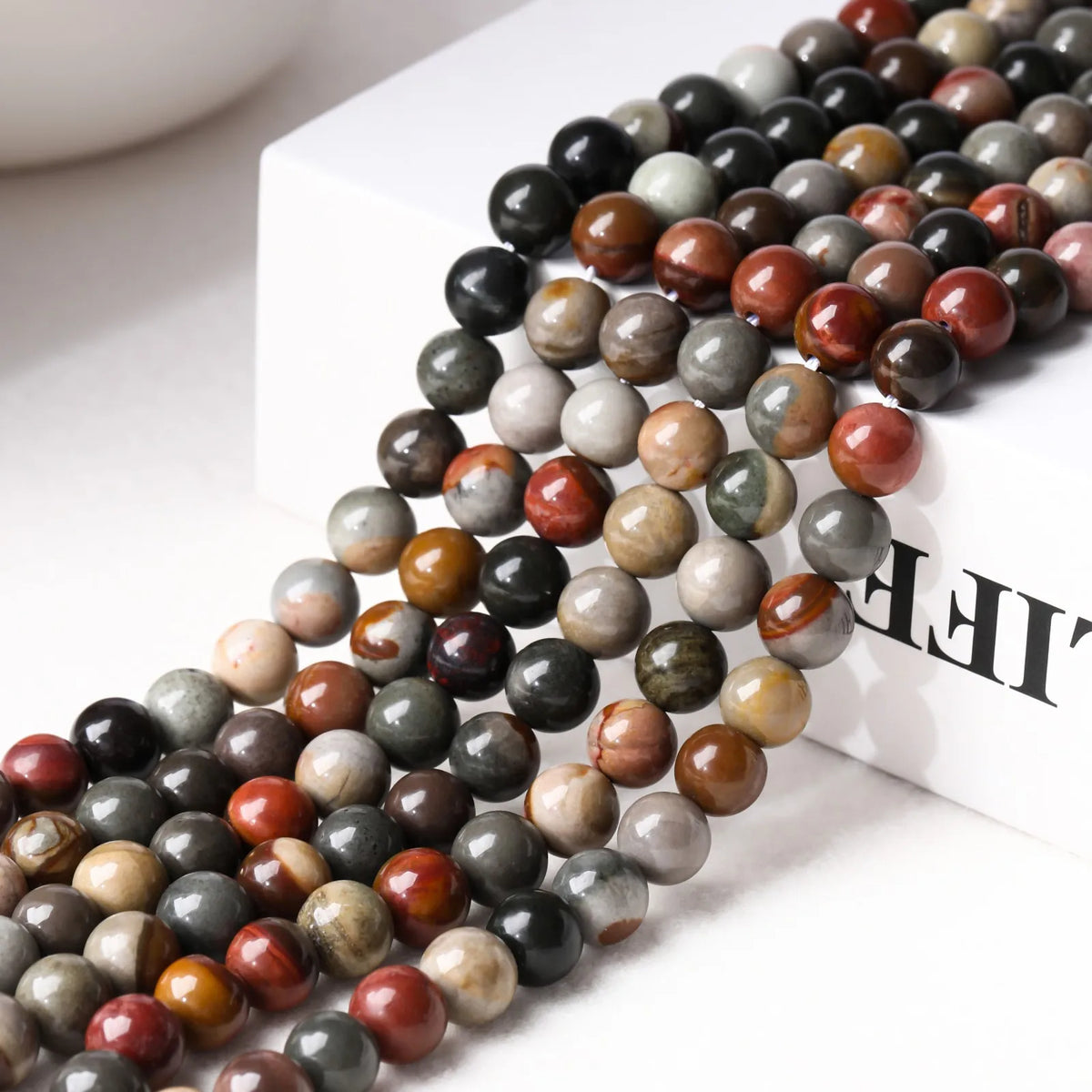 4 6 8 10mm Natural Stone Avocado Alxa Stone Beads Round Loose Spacer Bead For Jewelry Making Diy Necklace Bracelet Accessory