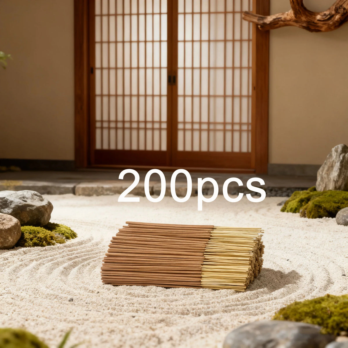 20/50/100/200/400 Sticks, Sacred Wood Incense Sticks, Natural Sandalwood Scent, Healthy and Harmless Home Decor Incense, Safe and Long-Lasting, with a Pleasant Aroma, Suitable for Relaxing in Living Rooms, Study Rooms, Bedrooms, Etc., a Convenient Choice