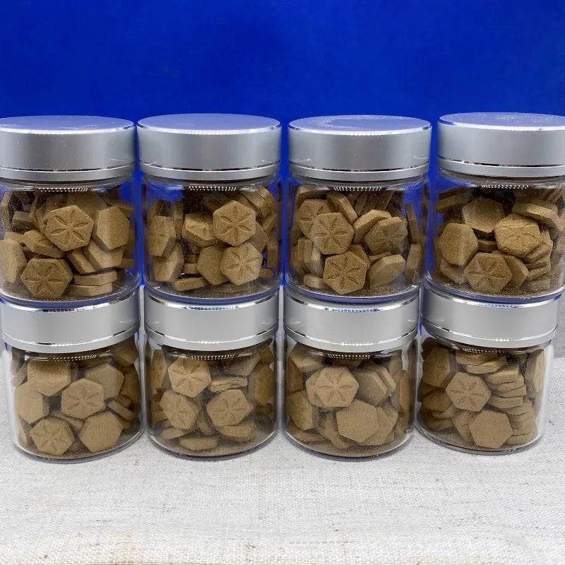 Pure Natural Agarwood Tablet Agarwood Powder Pressed Tablet Car/Bedroom Fragrance Fresh Air/long-lasting Fragrance/sleep Aid