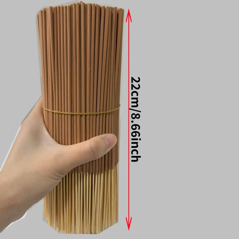 22cm/8.66inch Natural Sandalwood Stick, High-Quality Sandalwood Powder, Suitable for yoga, meditation, Home and Living Room
