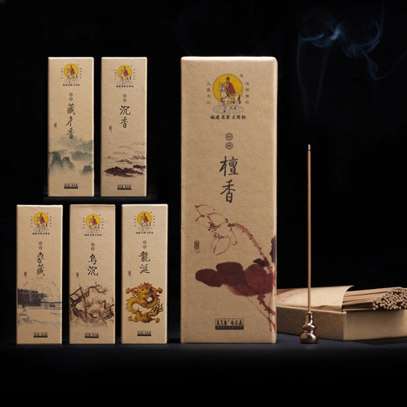 Natural Joss Stick Long Lasting Sandalwood Ambergris Agarwood Worship Buddha Home/bedroom/Calming/Purifying The Air Aromatherapy