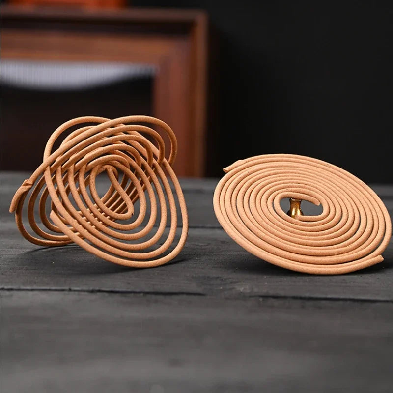 Natural 120 Plate Sandalwood Jasmine Coil Incense Aromatherapy Toilet Bathroom Household Refreshing Incense Lavender