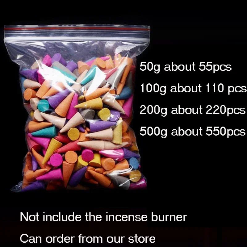 F Natural Sandalwood Incense Cones 50g Bulk