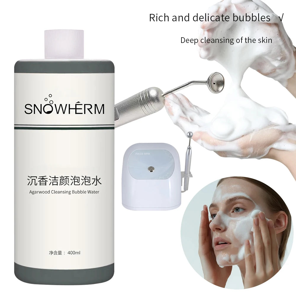 Sakura Lavender Rose Agilawood Bubble Solution for Hydrogen-Oxygen Facial Bubble Machine Deep Cleaning Moisturizing Oil Control