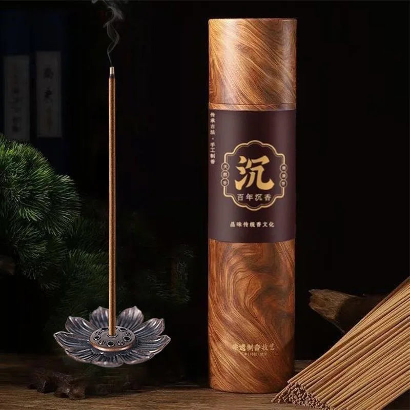 400pcs/tube Natural Agarwood Incense Sticks, Home Aromatherapy Suitable for Meditation Yoga, Purifying Ideal Emotional Boosting