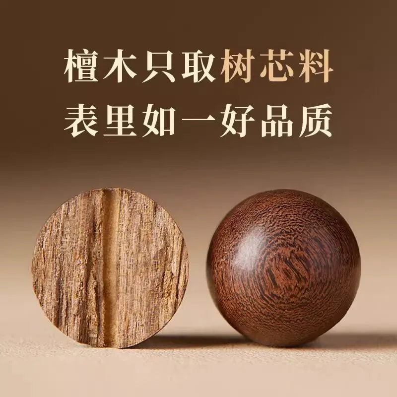 Golden Agarwood Original Natural Bracelet Buddhist Prayer Beads Unisex Sandalwood Cultural Play