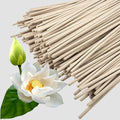 20/100/222/410 Pieces of High-Quality Off-White 8.7-Inch White Lotus Incense Sticks, Natural Materials, Lotus Scent, White Lotus Symbolizes Holiness, Divinity, and Cleanliness Essential Bamboo Stick Incense for Home