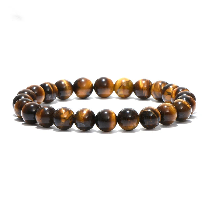4mm/6mm/8mm/10mm/12mm/14mm Real Natural Tiger eye Stone Beads For Jewelry Making Brown Smooth Beaded Armbandjes Maken Perles