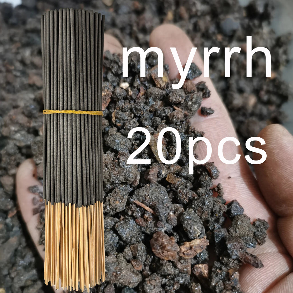 20/50/100/200/403 Pieces, Handmade High-Quality Myrrh Incense Sticks - Artificial Wood Removes Smoke Odor, Purifies the Air, Long-Lasting Fragrance, Suitable for Home, Camping, Garden, Pool and Outdoor Activities - Air Purification and Relaxation, Holiday