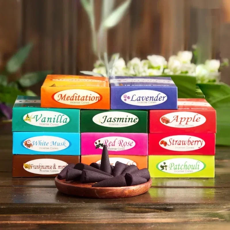 Incense Cones From Mahendra The Best Known Brand Home Fragrance Handmade Inciensos Towers Sandalwood Lotus Vanilla Incense Cones