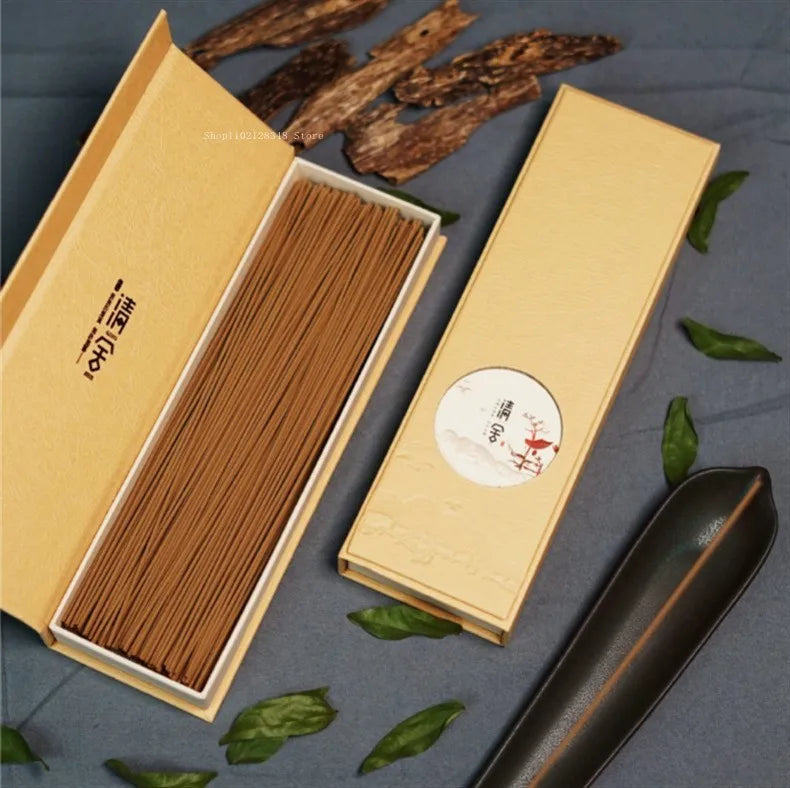 Natural Stick Incense High Quality Insect Leakage Old Material Hainan Agarwood Indoor Worship Buddha Purify Air and Help Sleep
