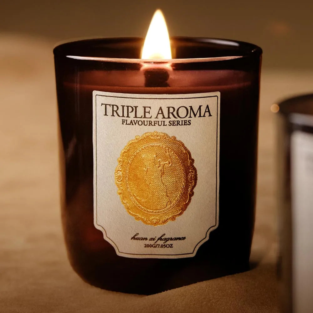 200g FLAVOURFUL SERIES Figs And Irises Aromatherapy Ebony Agarwood AROMA Home Decorative Guest Gift Set