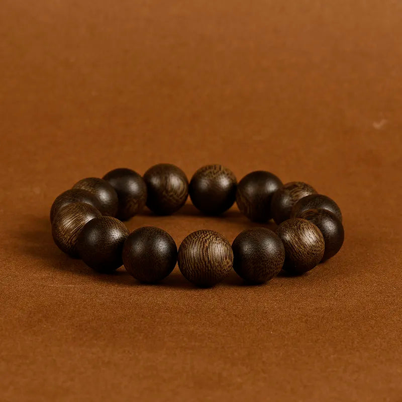 6mm 108 Beads Full Oil Agarwood Bracelet Multi Loop Mala Prayer Beads with Rich Mellow Scent 2026 Gifts