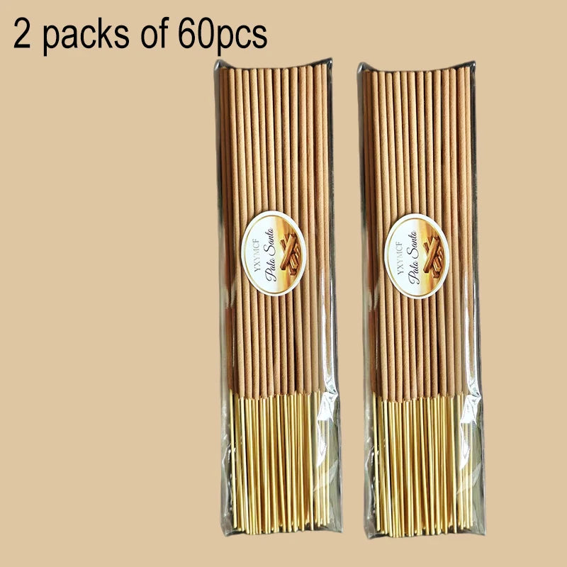 30/90pcs Natural Palo Santo Incense Sticks Premium Peruvian Sacred Wood Fragrance Suitable for Yoga Meditation Purifying Ideal
