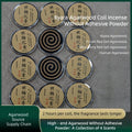 10 Pcs Stick-Free Kyara Agarwood Coil Incense