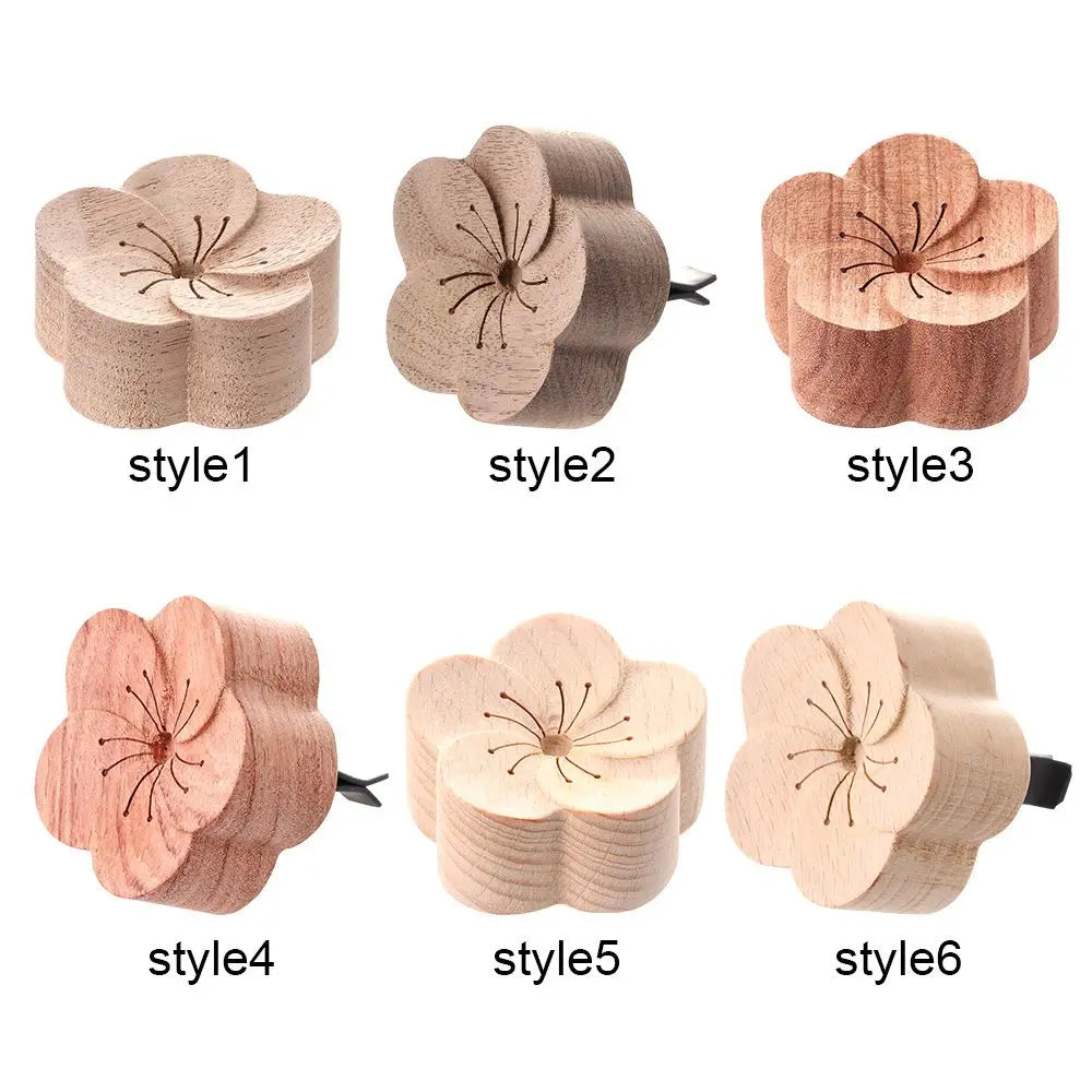 Flower Shape Aroma Essential Oil Diffuser Wood Essential Diffuser Wood Aroma Essential Oil Diffuser Essential Oil Aromatherapy