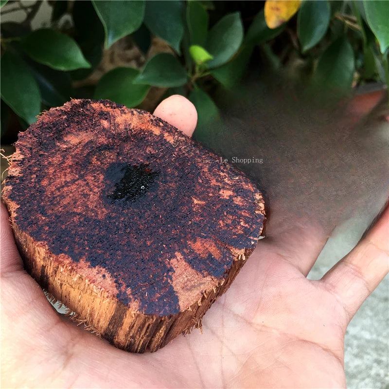 Myanmar Small Leaf Xiangzhen Incense Log Round Qi Nan Aromatherapy Material Home Car Pendant Buddha Beads Bracelet Decoration