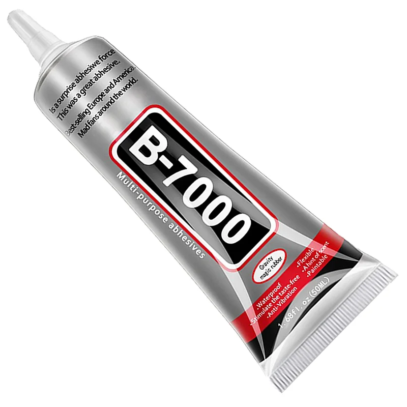 B7000 Semi-Fluid High-Viscosity Clear Adhesive for Gemstones, Diamonds, Rhinestones, and Jewelry Making – 15ml