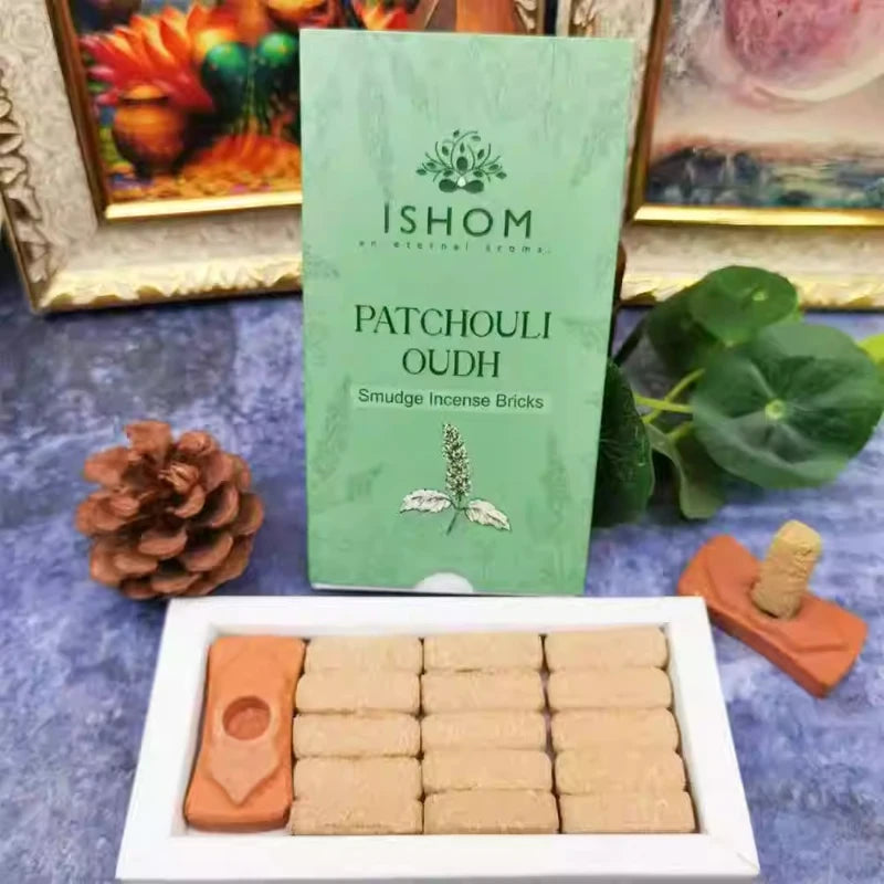 Peruvian Holy Wood Sage Sandalwood Rose Agarwood Plant Incense Brick Plant Agarwood Fragrance Sooth Mind Help Sleep Purifie Air