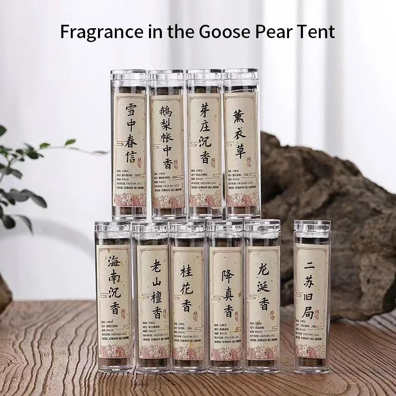 Small Xiangyun Non Stick Powder Pan Goose Pear Tent Fragrance Hainan Agarwood Sandalwood 42pc Pan Fragrance Alloy Incense Burner