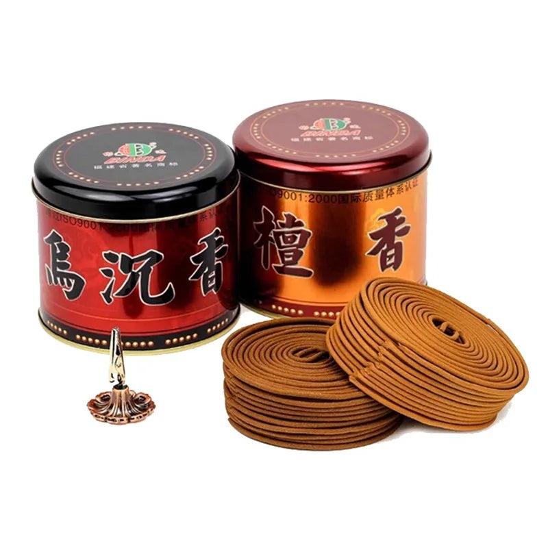6 Hours 48 Discs Natural Agarwood / Sandalwood Household Offering Worship Budda Aromatherapy Yoga Meditation Air Purification