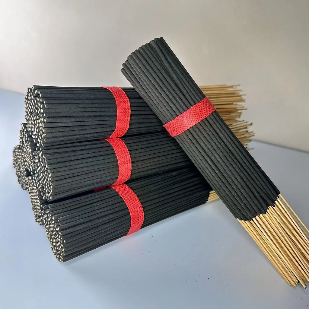 101 Pieces of Natural 22cm Cherry Blossom-Scented Bamboo Incense Sticks, 45-50 Minutes Burning Time, for Yoga, Meditation, Home and Office - Perfect for Christmas, Halloween, Easter, Hanukkah, Thanksgiving - Feather-Free, for Home Aromatherapy