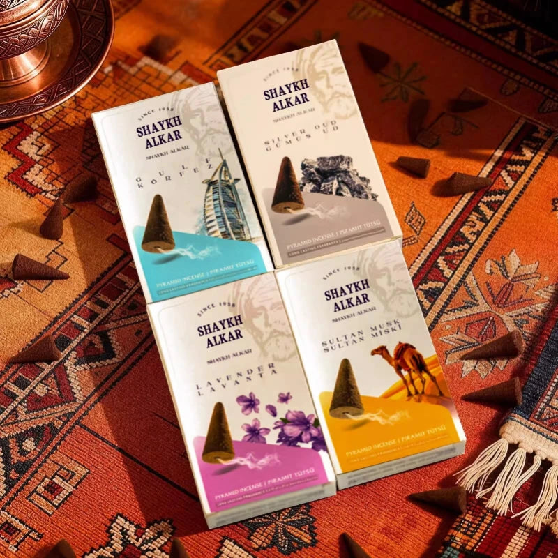Middle Eastern Incense Cone Agarwood Natural Fragrances Household Praying Buddha Study Meditation Promotes Sleep Removes Odors