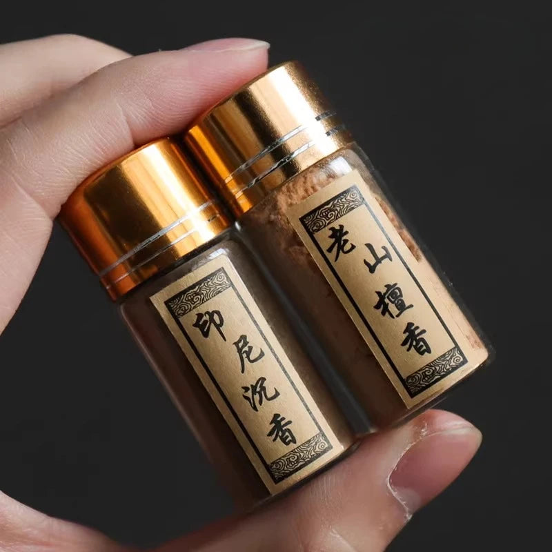 Laoshan Sandalwood Agarwood Red Cypress Incense Powder Invigorating Spirit Soothing Mind Purifying Air Household Tea House Home