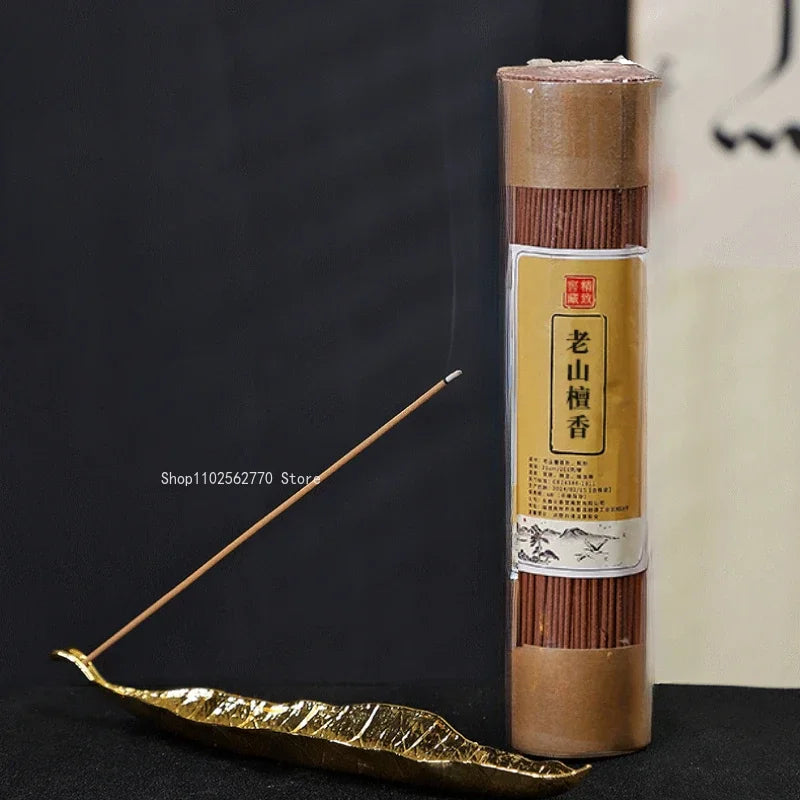 Household Purification Incense Stick Old Shan Sandalwood/Goose Pear Tent Incense Zen Meditation/Odor Removal Lasting Joss Stick