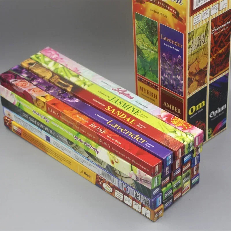Indian Incense Sticks 10/25 Pack Sandalwood Sage Aromatherapy