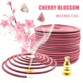 Sakura-Flavored High-Quality Classic Spiral Incense, 6.3cm Diameter Pure Handmade Incense, Traditional Craftsmanship, Natural and Rich Fragrance, Long-Lasting Scent, Portable Packaging, Convenient for Carrying, Suitable for Home and Outdoor Use