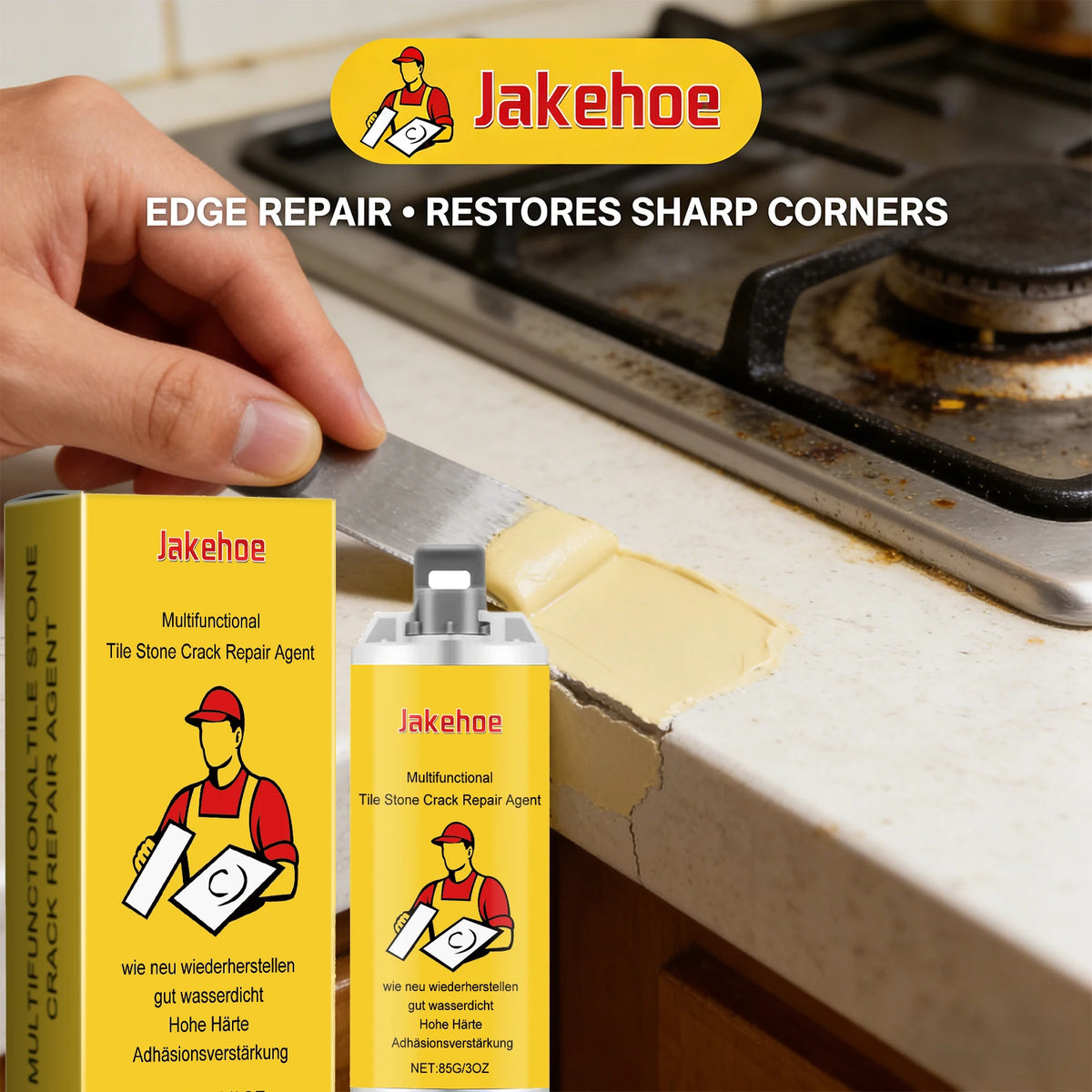 Tile Stone Crack Repair Agent Quickly Repair Ceramic Tiles Crack Restore Tile Integrity Waterproof Durable Ceramic Tile Care Set