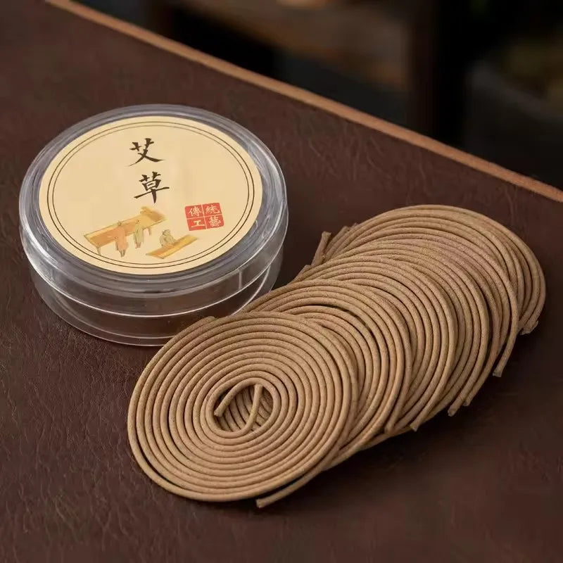 20pcs Natural Coil Incense Sandalwood Rose Lavender Aromatherapy for Meditation Yoga, Indoor Deodorization Home Scent Fragrance
