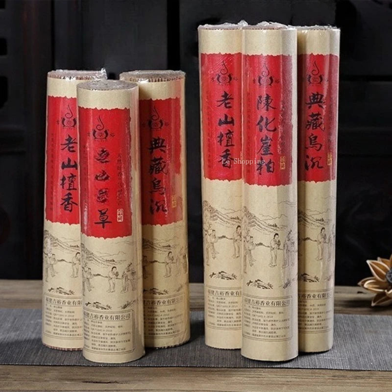 450g Natural Stick Incense Old Mountain Sandalwood Cliff Cypress Agarwood Yoga Home Worship of Buddha Meditation Joss Stick