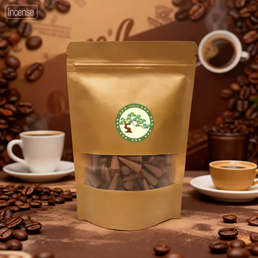 200pcs, Coffee Flavored Incense Tower Fragrance, A Long-Lasting Aroma Suitable for the Scene, Perfect for Holiday Gifts