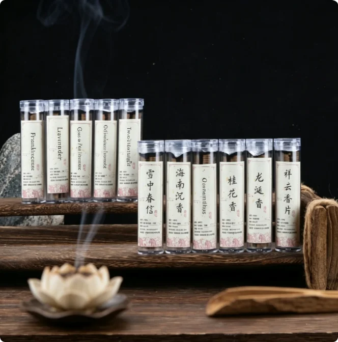 XMSJ Individual Cloud Shaped Mini Incense Chips 10 Scents Set Natural Smoke Incense For Home Tea Room Meditation Relaxation