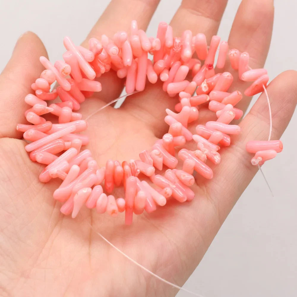 Natural Stone coral beads irregular shape loose beads isolation beads for Jewelry Making  DIY for bracelet necklace Accessories