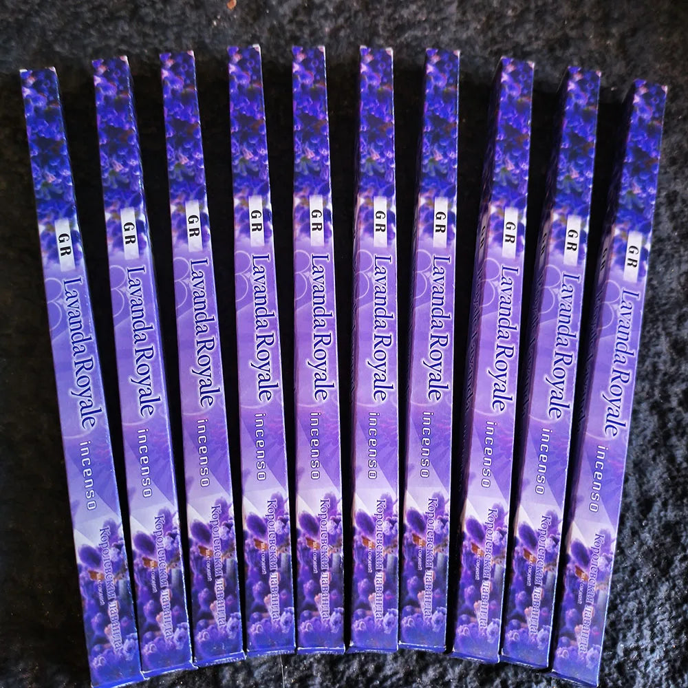 GR Natrual 10 Small Boxes Indian White Sage Incense Sticks Sandalwood OUDH Authentic Buddhism Supplies Bulk Sale Stick Incense