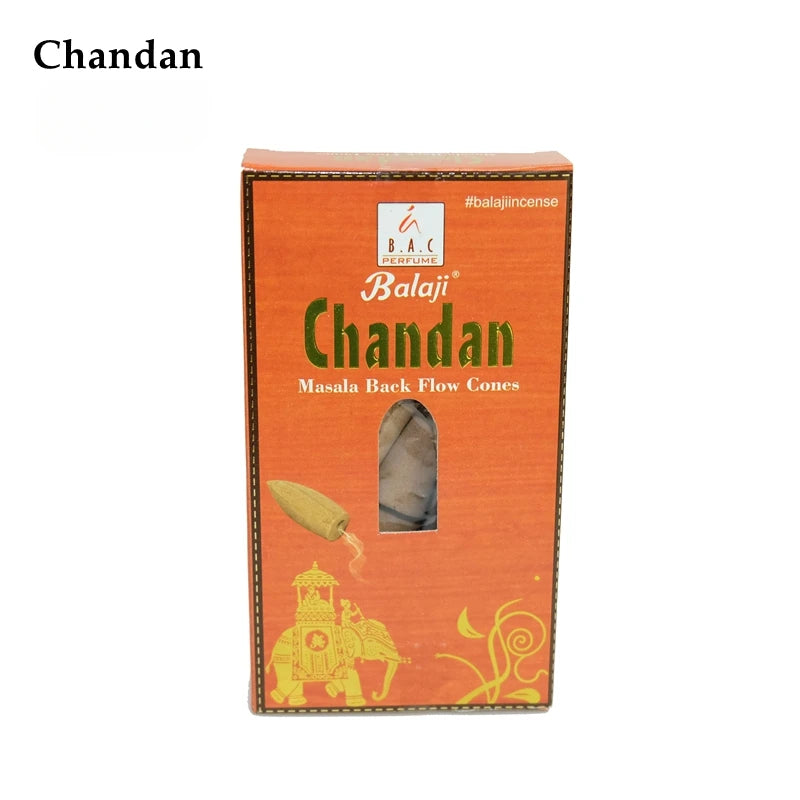 India NAGCHAMPA Backflow Incense Peruvian Sacred Wood agilawood Indoor Office Tea Room Viewing Smoke Purify The Air Cone Incense