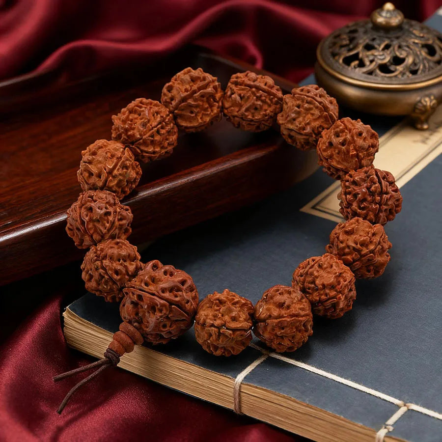 Retro Wood Rosary Men Bracelet Apparel Accessories Wenge Agarwood Bodhi Seed Beads Braslet Healing Good Luck Homme Energy Joias