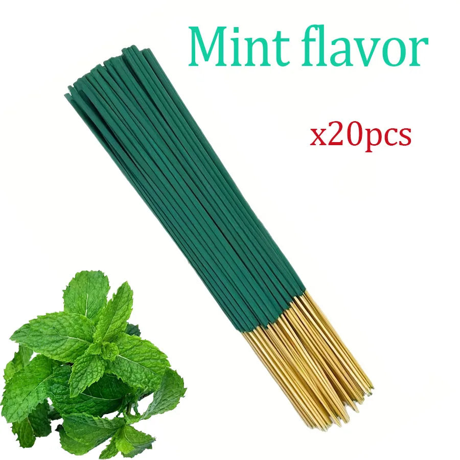 Summer Cool Mint Flavored Incense Stick, Long-Lasting Fragrance Deeply Loved by Women, Outdoor Camping, Home Furnishings, Hotels