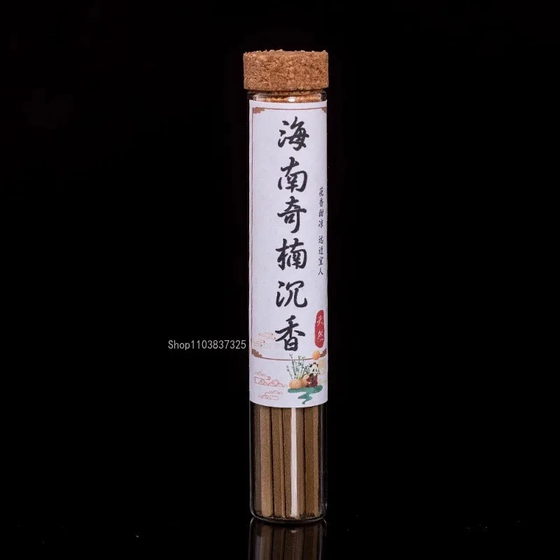10g Hainan Qinan Agarwood Non-stick Powder Incense Stick Household Indoor/bedroom/soothing Sleep/air Purification Aromatherapy