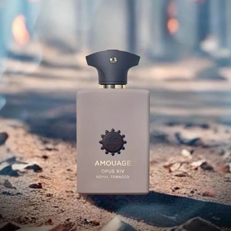 Men's Luxury Woody Amber Perfume Long Lasting Smoky Spicy Fragrance with Agarwood Incense Notes for Daily Wear