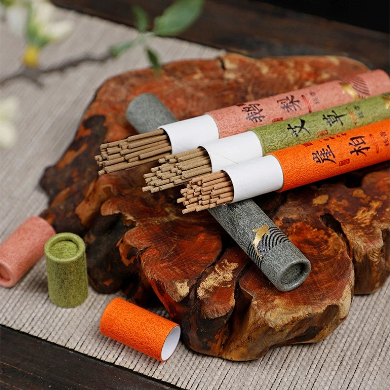 12 Types of Natural  Incense Per Box Sandalwood Osmanthus Incense Stick Home Fragrance Aroma Blessing Ceremony Pray Buddha Cense