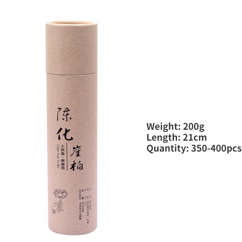 400pcs/tube, Natural Agarwood Incense Sticks and Incense Sticks, Suitable for Meditation and Long-lasting Fragrance Use