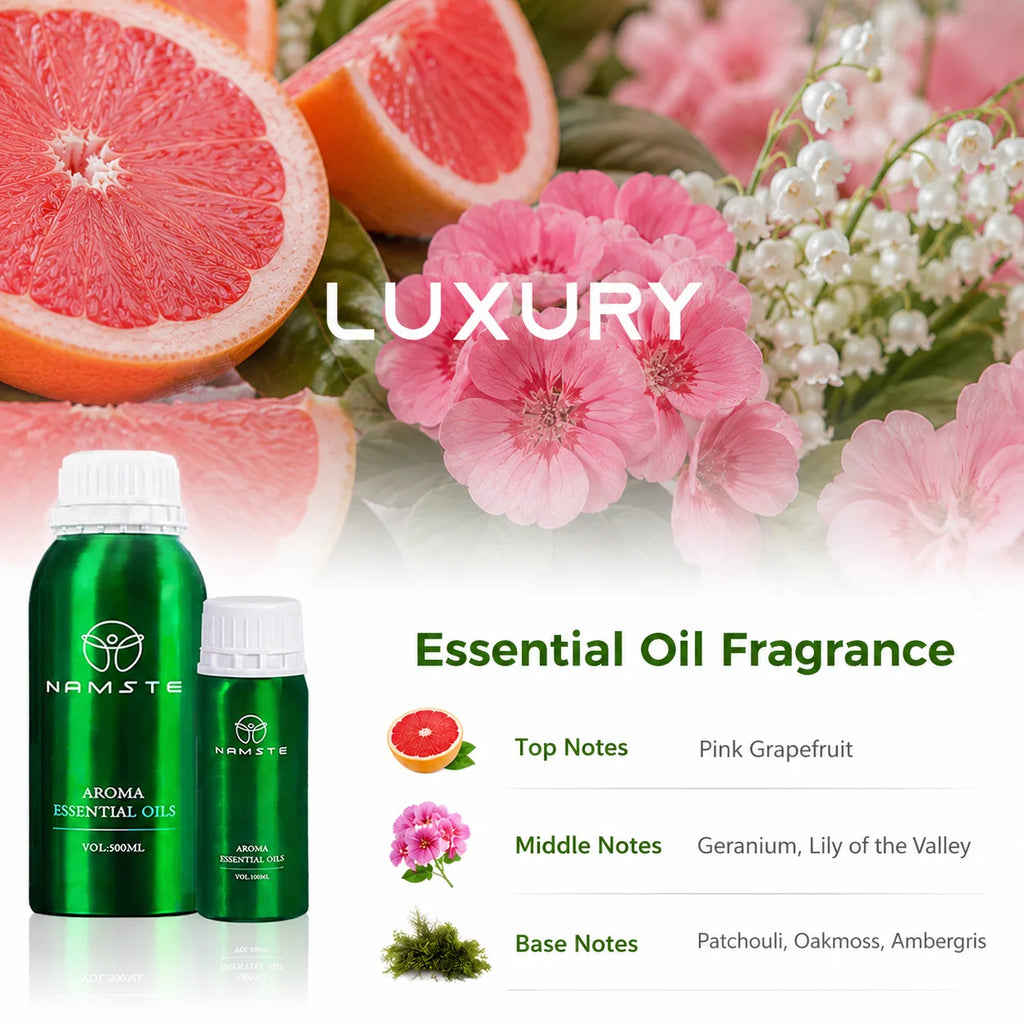 NAMSTE 100ML Jasmine Essential Oil for Aromatherapy Diffuser